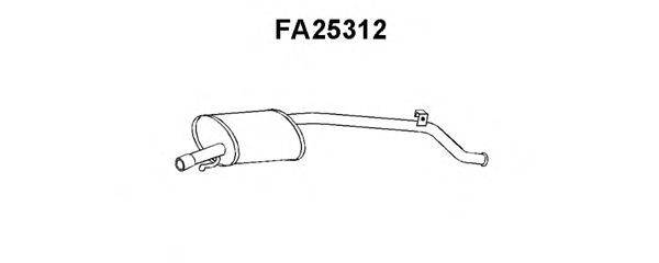 VENEPORTE FA25312 Глушник вихлопних газів кінцевий