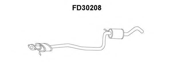 VENEPORTE FD30208 Передглушувач вихлопних газів