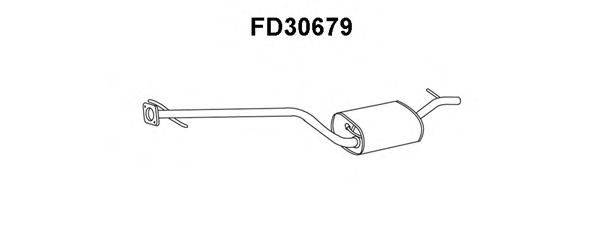 VENEPORTE FD30679 Середній глушник вихлопних газів