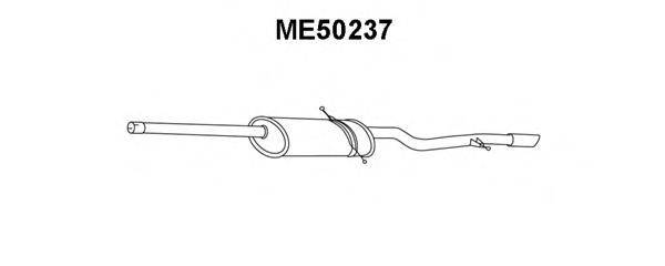 VENEPORTE ME50237 Глушник вихлопних газів кінцевий