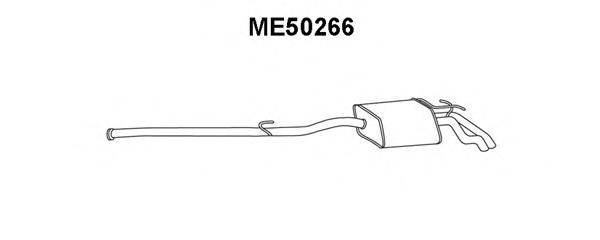 VENEPORTE ME50266 Глушник вихлопних газів кінцевий