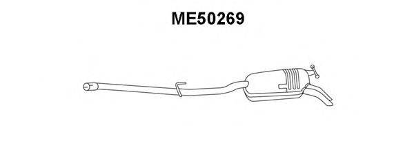 VENEPORTE ME50269 Глушник вихлопних газів кінцевий