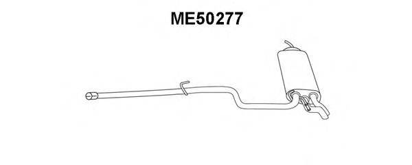 VENEPORTE ME50277 Глушник вихлопних газів кінцевий