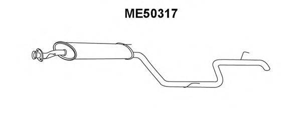 VENEPORTE ME50317 Глушник вихлопних газів кінцевий