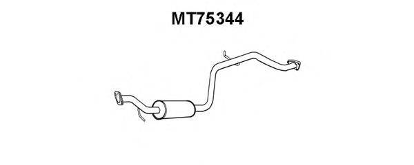 VENEPORTE MT75344 Середній глушник вихлопних газів