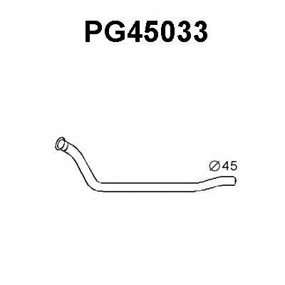 VENEPORTE PG45033 Труба вихлопного газу