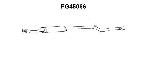 VENEPORTE PG45066 Середній глушник вихлопних газів