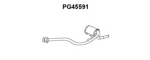 VENEPORTE PG45591 Середній глушник вихлопних газів