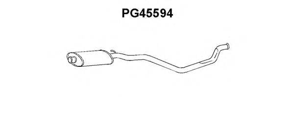 VENEPORTE PG45594 Передглушувач вихлопних газів