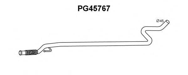 VENEPORTE PG45767 Труба вихлопного газу