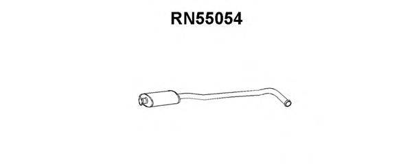 VENEPORTE RN55054 Середній глушник вихлопних газів