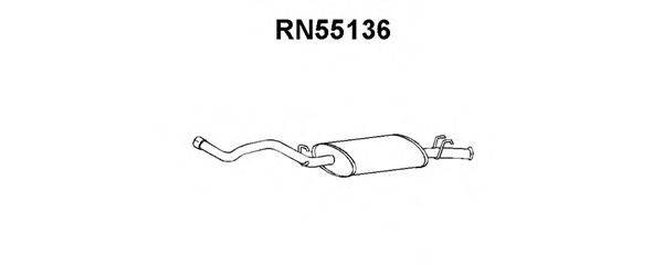 VENEPORTE RN55136 Глушник вихлопних газів кінцевий