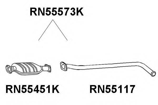 VENEPORTE RN55573K Каталізатор