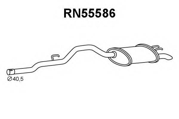 VENEPORTE RN55586 Глушник вихлопних газів кінцевий