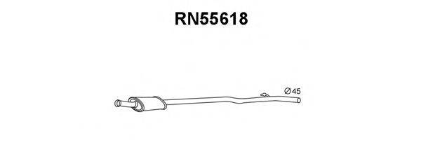 VENEPORTE RN55618 Передглушувач вихлопних газів