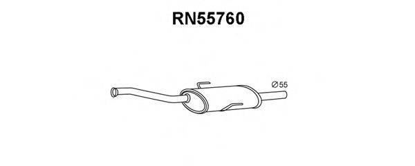 VENEPORTE RN55760 Передглушувач вихлопних газів