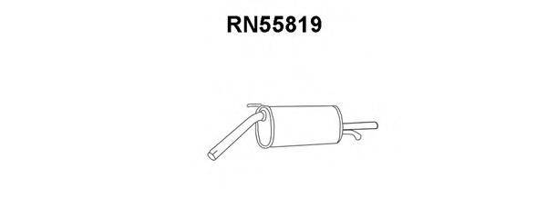 VENEPORTE RN55819 Глушник вихлопних газів кінцевий
