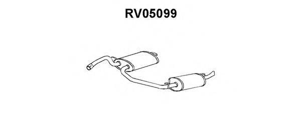 VENEPORTE RV05099 Глушник вихлопних газів кінцевий