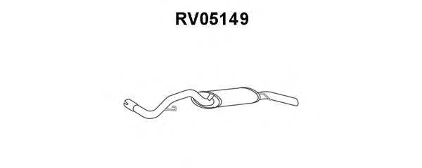 VENEPORTE RV05149 Глушник вихлопних газів кінцевий