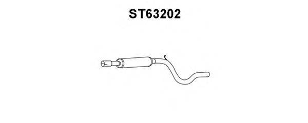 VENEPORTE ST63202 Передглушувач вихлопних газів