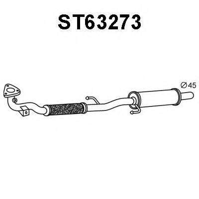VENEPORTE ST63273 Передглушувач вихлопних газів