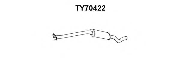 VENEPORTE TY70422 Передглушувач вихлопних газів