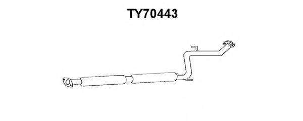 VENEPORTE TY70443 Передглушувач вихлопних газів