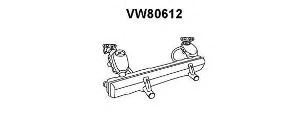 VENEPORTE VW80612 Глушник вихлопних газів кінцевий