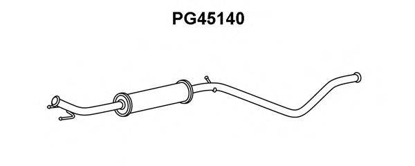 VENEPORTE PG45140 Передглушувач вихлопних газів