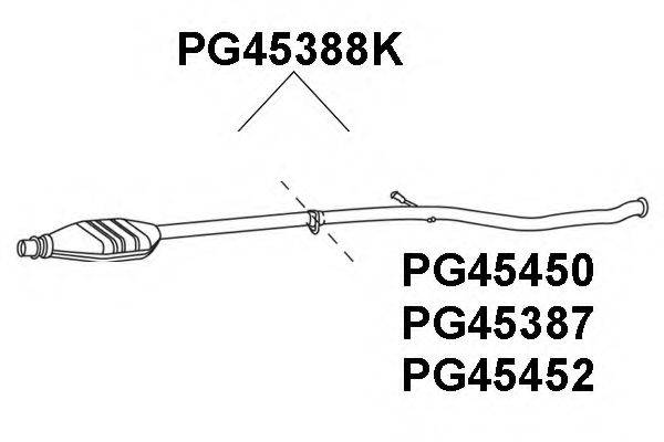 VENEPORTE PG45388K Каталізатор