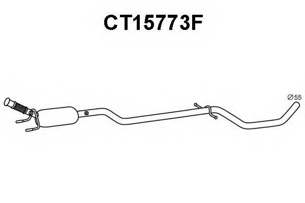 VENEPORTE CT15773F Саджовий/частковий фільтр, система вихлопу ОГ