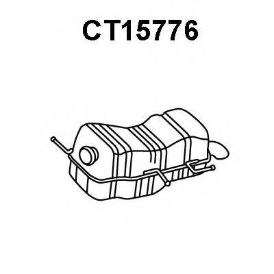 VENEPORTE CT15776 Глушник вихлопних газів кінцевий