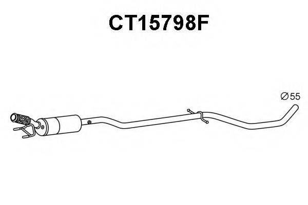 VENEPORTE CT15798F Саджовий/частковий фільтр, система вихлопу ОГ