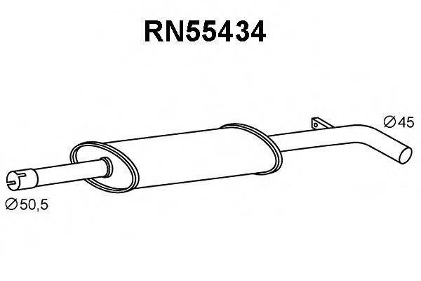 VENEPORTE RN55434 Передглушувач вихлопних газів