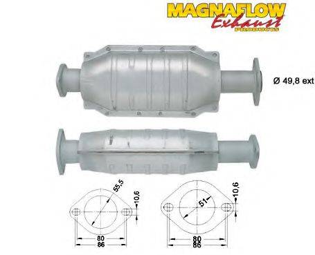 MAGNAFLOW 86304 Каталізатор