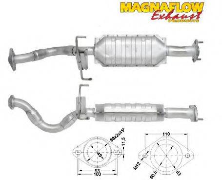 MAGNAFLOW 84821 Каталізатор