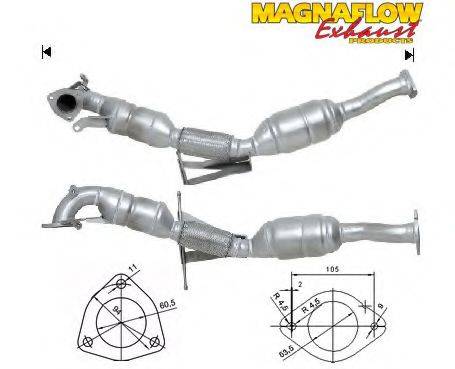 MAGNAFLOW 79206D Каталізатор