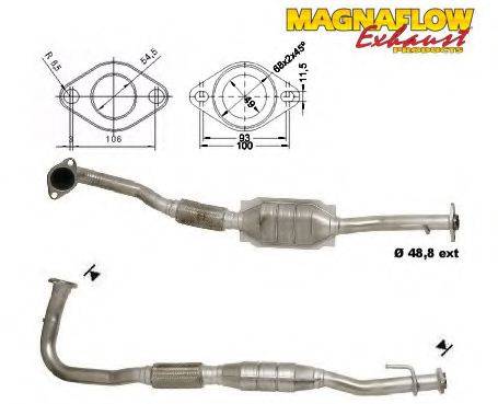 MAGNAFLOW 78004D Каталізатор