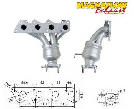 MAGNAFLOW 77008 Каталізатор