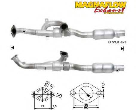 MAGNAFLOW 76705 Каталізатор