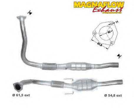 MAGNAFLOW 75804D Каталізатор