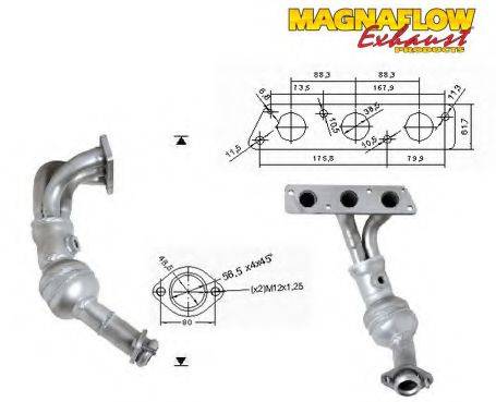 MAGNAFLOW 74505 Каталізатор