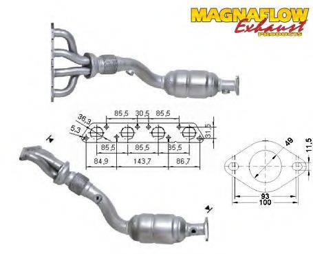 MAGNAFLOW 70611 Каталізатор