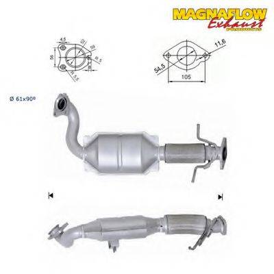 MAGNAFLOW 62504D Каталізатор