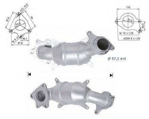 MAGNAFLOW 63009D Каталізатор