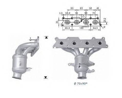 MAGNAFLOW 66015 Каталізатор