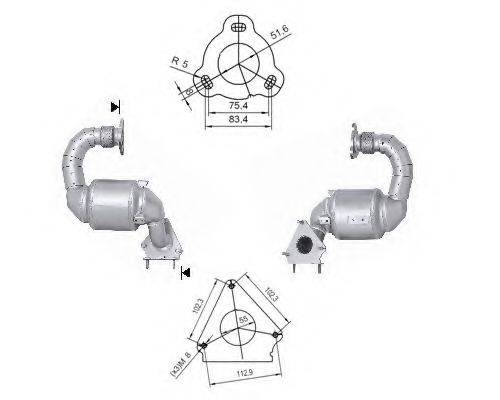 MAGNAFLOW 66312D Каталізатор