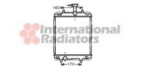 VAN WEZEL 53002363 Радіатор, охолодження двигуна