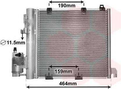 VAN WEZEL 37005250 Конденсатор, кондиціонер