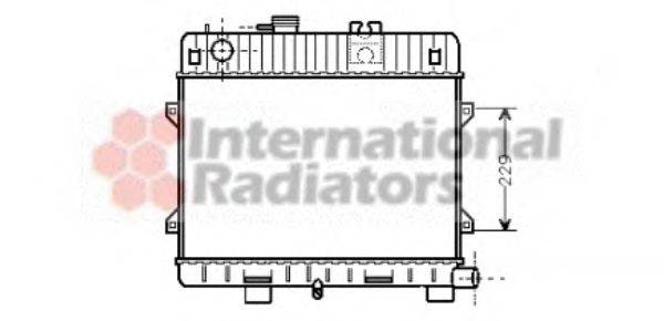 VAN WEZEL 06002031 Радіатор, охолодження двигуна